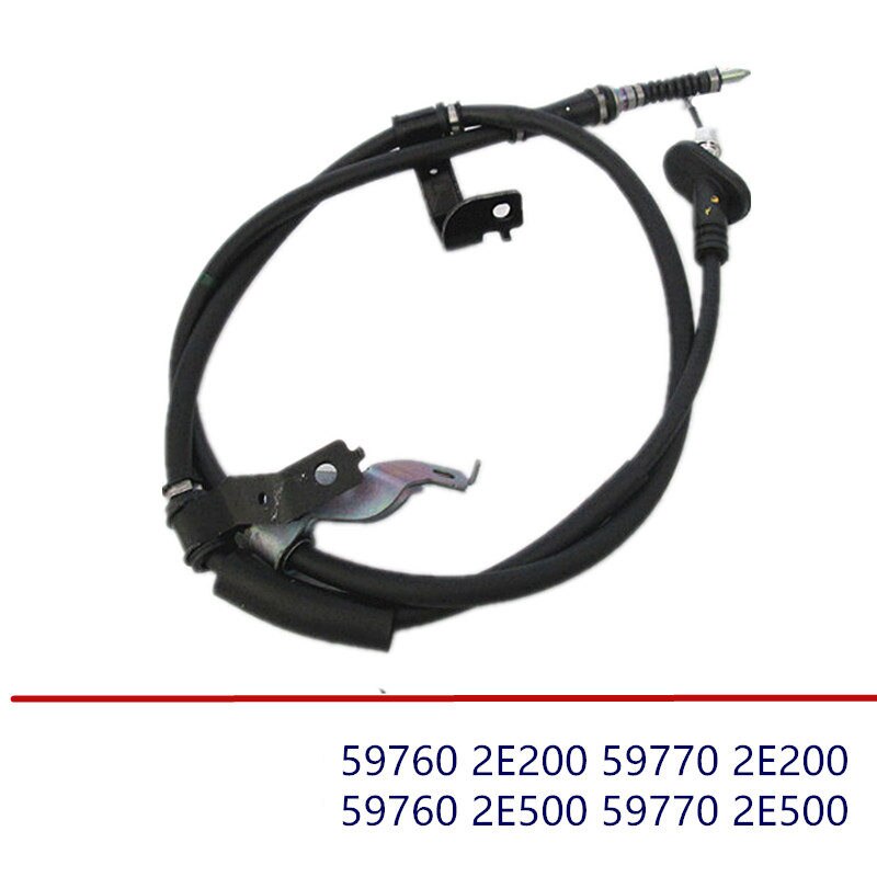 Cable de freno de estacionamiento para coche, accesorio para hyundai Tucson 2004 597602E200, 597702E200, 597602E500 597702E500, LH + RH, 2 uds.