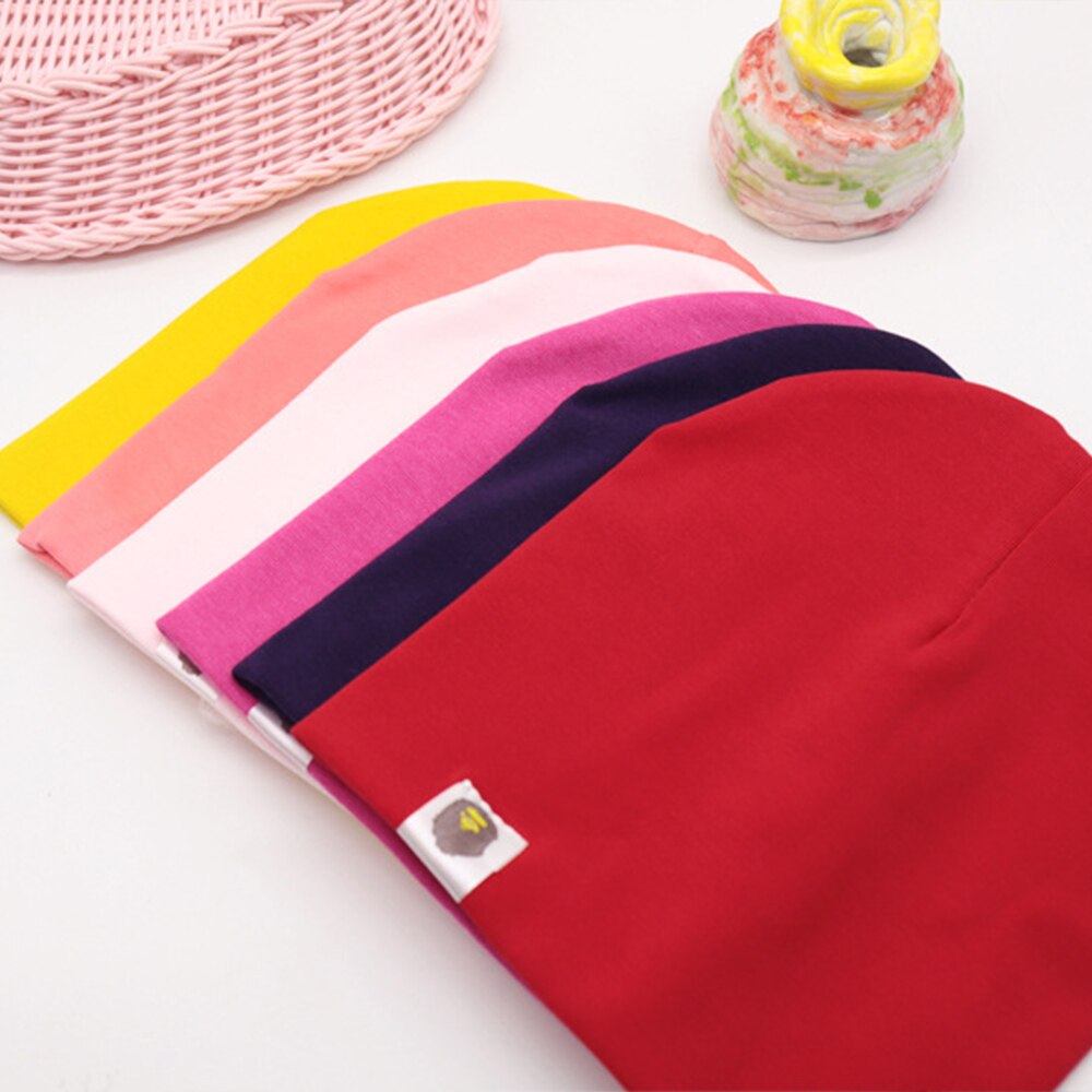 Hat Novelty Hip Hop Baby Street Dance Cotton Spring Autumn Scarf Boys And Girls Solid Color Children Warm Winter Cap