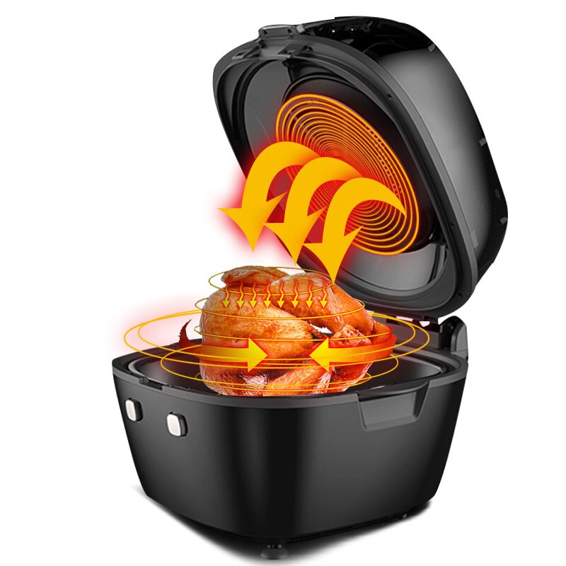 Multifunctional Air Fryer Oil-free Smart Healthy Fryer Pizza Oven Smart Touch LCD Electric Fryer KB3501-1 Kitchen Cooking EB