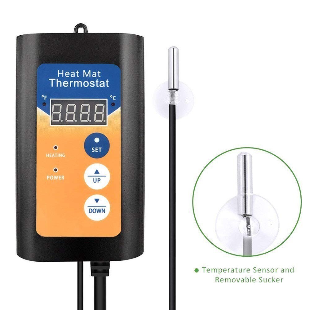 1000W Plant Greenhouse Digital Temperature Controller Intelligent Temperature Control Regulator Thermostat Device
