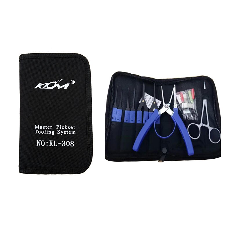 Klom Broken Key Extractor Lock Remove Tool Locksmith Tool for Home Door Lock and Car Lock