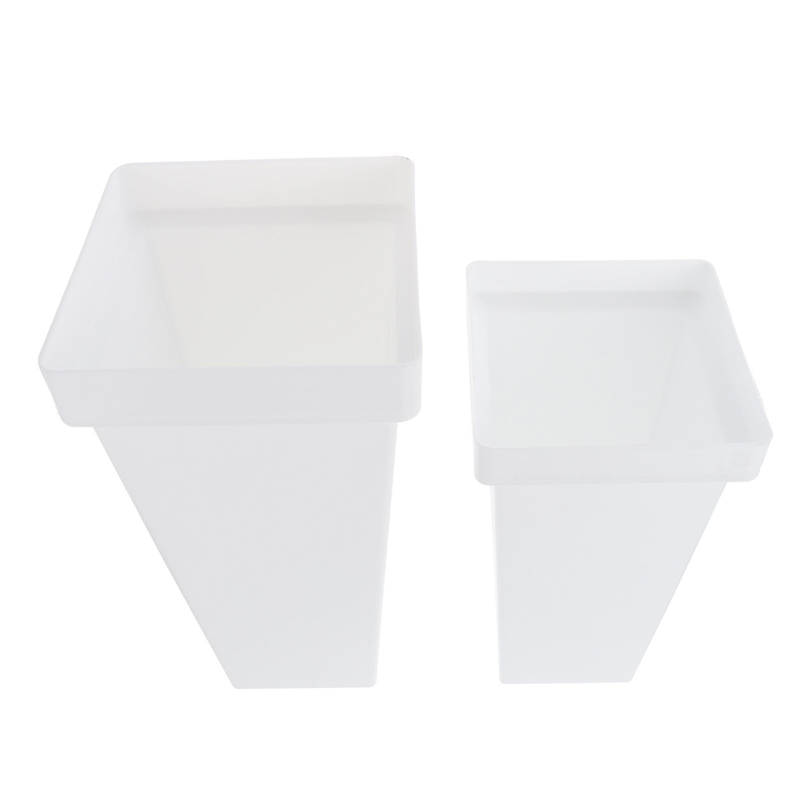 Seau à fleurs décoratif en plastique, 2 pièces, support pour fleurs