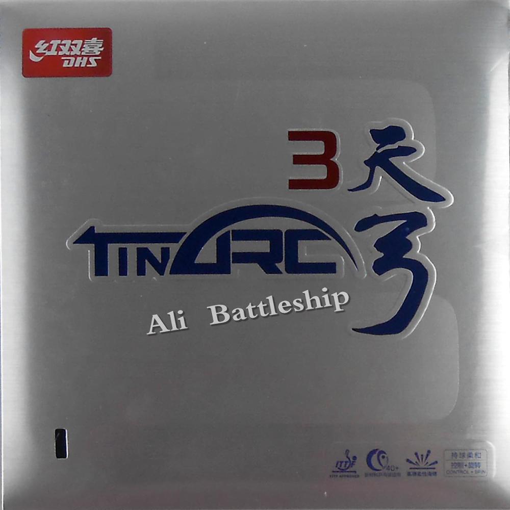 Original DHS TinArc 3 TinArc3 TinArc III pips-in table tennis pingpong rubber with sponge