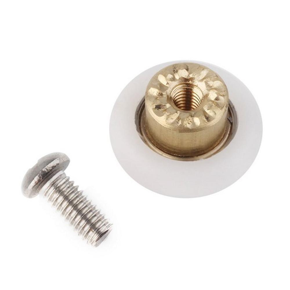 1pc tåliga ersättningsrullar för duschdörrar/löpare/hjul 19mm- hjulsdiameter ersättningsdel