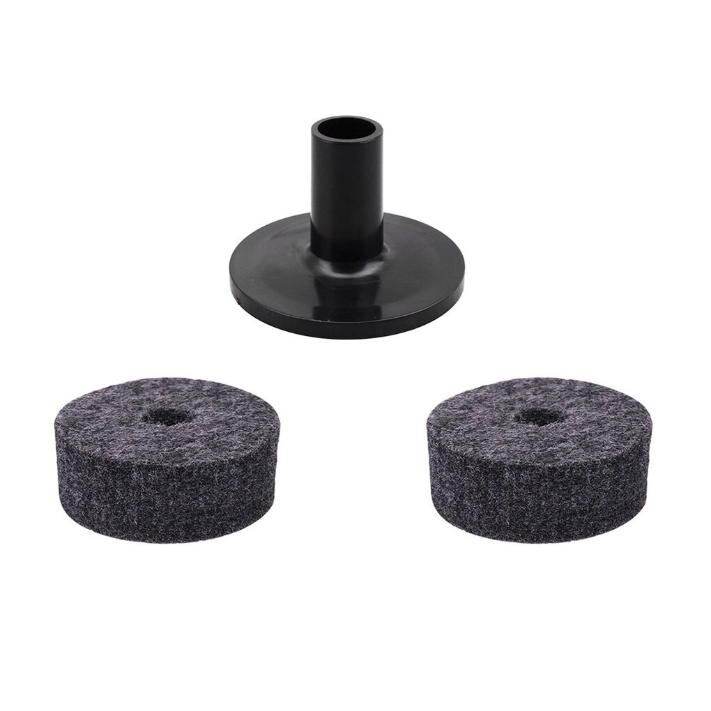 12 Pcs/set Drum Kit Cymbal Soft Round Felt Pad Wing Nut Washers Drum Set Assembly Accessories