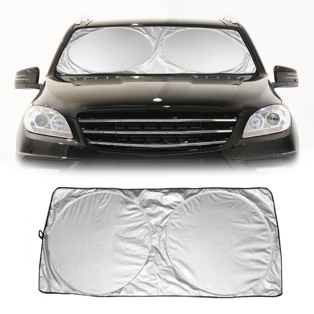 Foldable Heat Sun Shade Truck Van Car Front Windshield Visor Cover Protector
