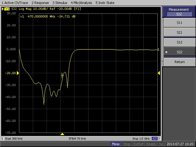 1pcs 433MHZ Low Pass Filter LPF
