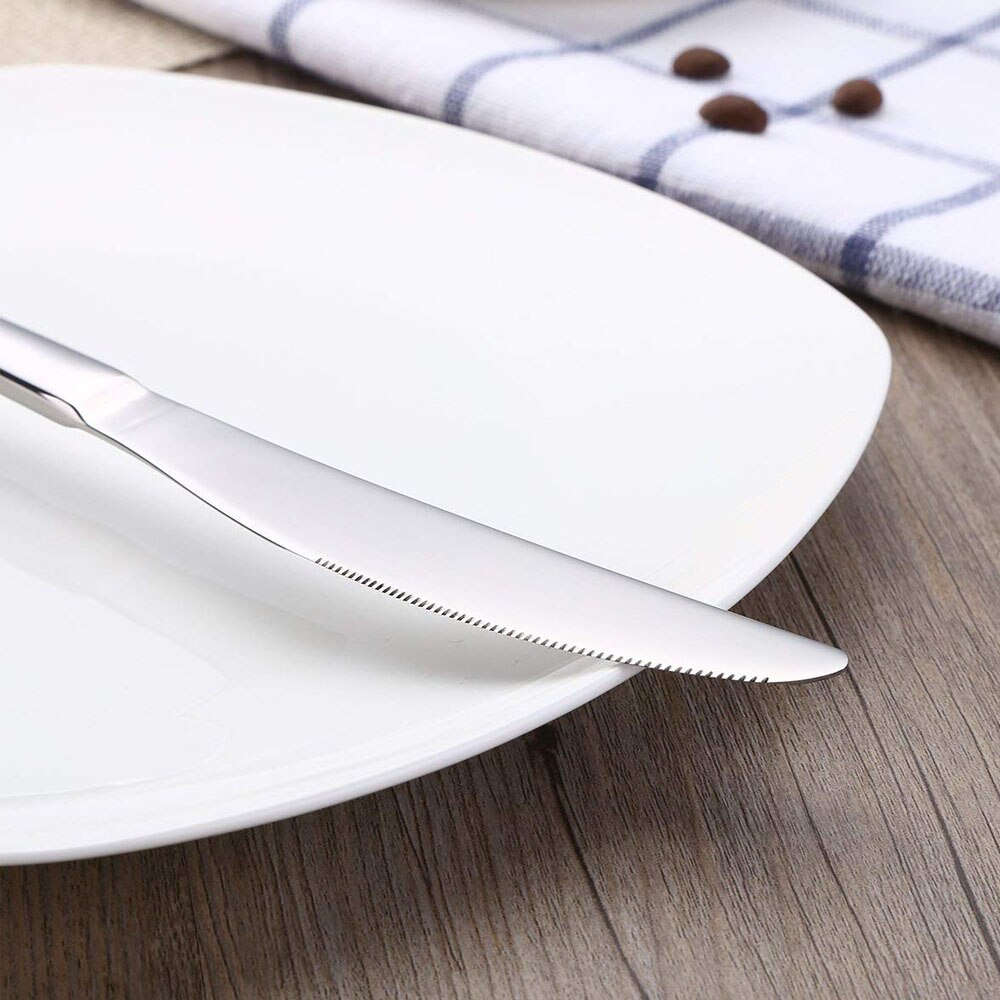24 Stks/set Goud Bestek Zilverwerk Set Steak Mes Vork Lepel Theelepel Noble Wedding Party Reizen Thuis Luxe Bestek Set