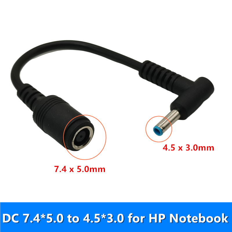 Adattatore Convertitore Da 7.4mm A 4.5mm Per Caricabatterie Dell - Cavo Alimentazione DC