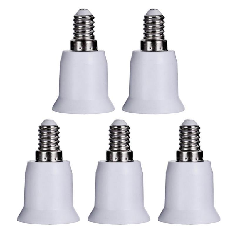 5 stks E14 om E27 Base Schroef Light Lamp Houder Adapter Socket Converter E14 om E27 Lamp Holder Converters