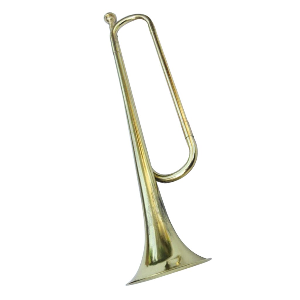 Bugle Trumpet,Brass Bugle for School Band Cavalry Beginner Orchestra