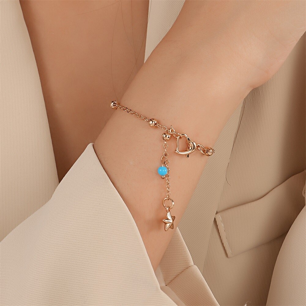 Conjunto de pulsera de hojas huecas para mujer, brazalete bohemio de Color dorado y plateado, accesorios de joyería para: 11