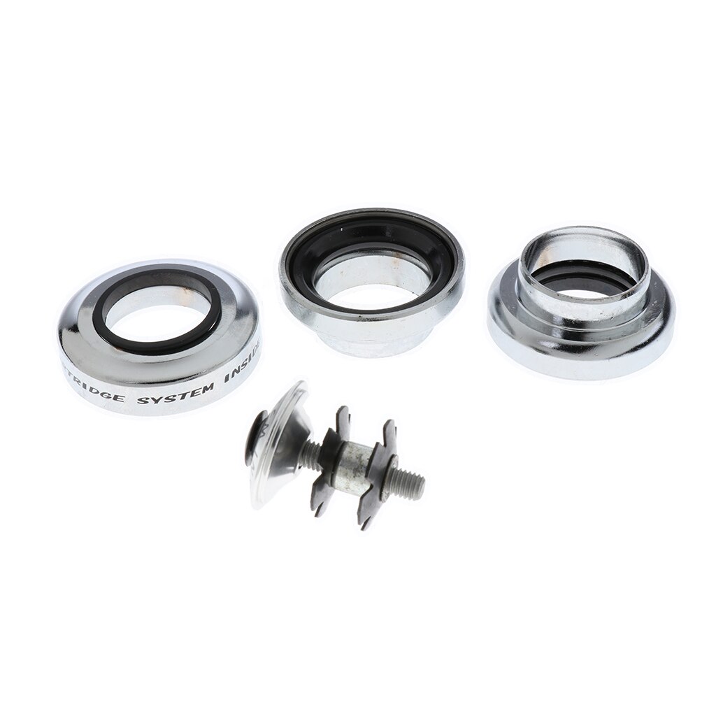 1'' / 1-1/8'' Threadless Alloy Road Bike Headset 30mm Headtube with Bearings Bicycle Headset Parts