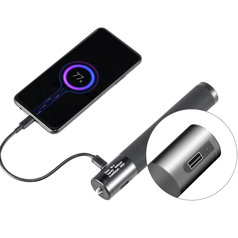 Ulanzi bg -3 power håndgreb stick 10000 mah genopladeligt batteri håndtag til gopro 9 7 8 smartphone slr dji pocket 2 osmo gimbal