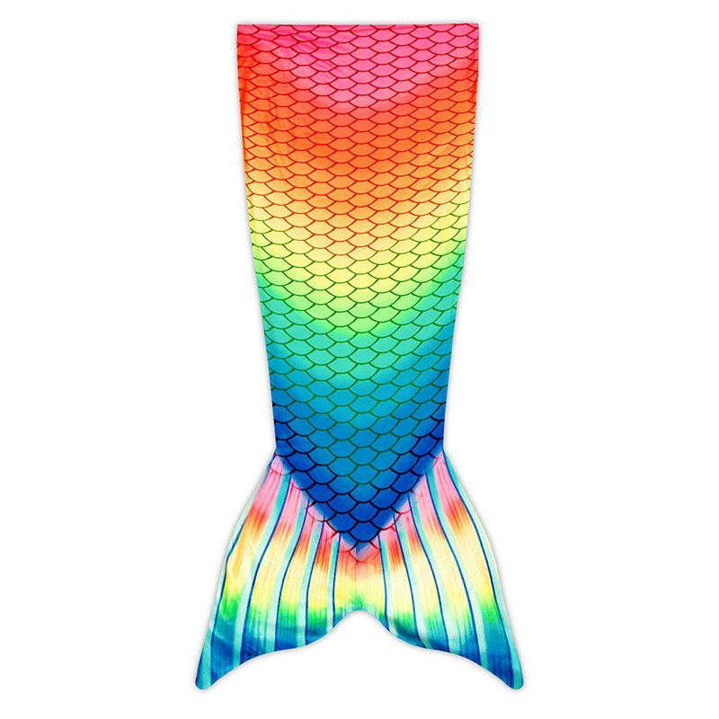 Bunte Fische Skala Meerjungfrau Decke Für TV Meerjungfrau Schwanz Decke Für Art Baby Weichen Sofa tragbar warm Plaid Flanell decke: E816117E