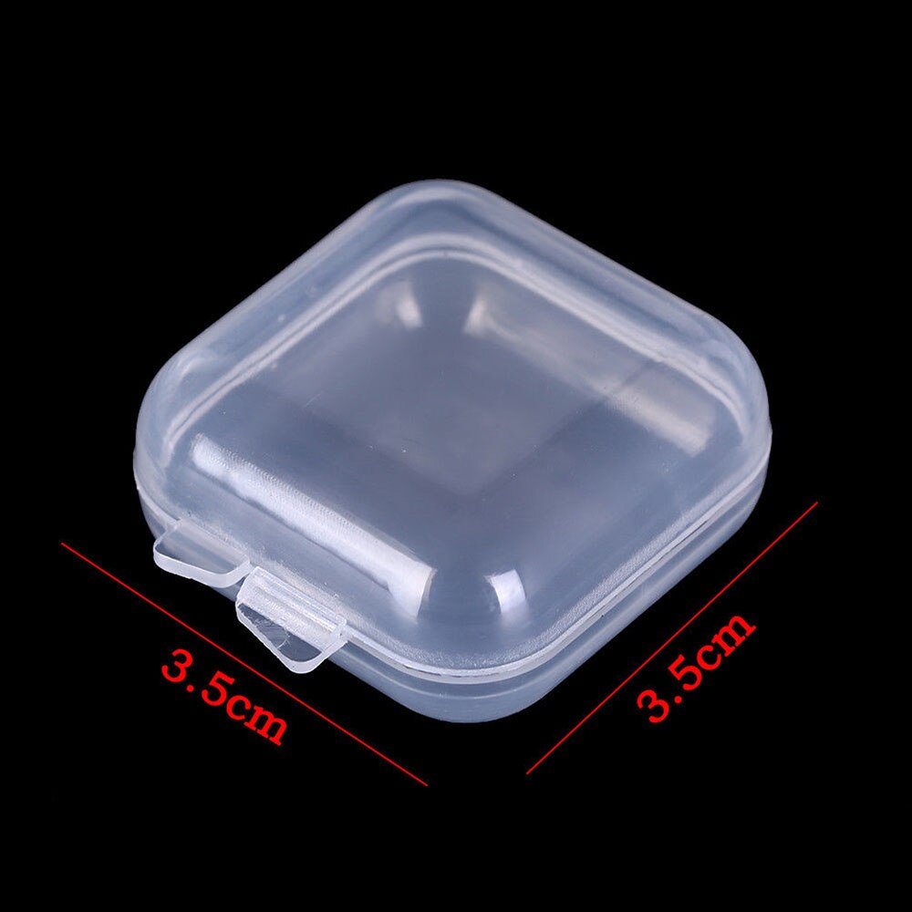 8 Round Compartment Storage box Transparent PP plastic box Small Component Jewelry Tool Box Bead Pills Objects Organizer: shows