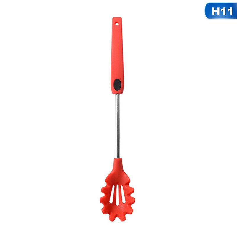 Silicone Utensil-Set Turner Spatula Cooking-Spoon Soup Pastry Tools 11-in-1 Kit Versatile Kitchen Spatula: H11