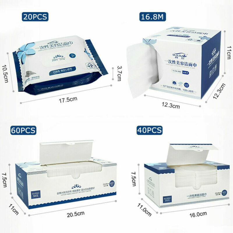 Luxury Disposable Face Cloths Towel Cotton Wash Infection Control Supersoft Cotton Disposable Wet And Dry Towel