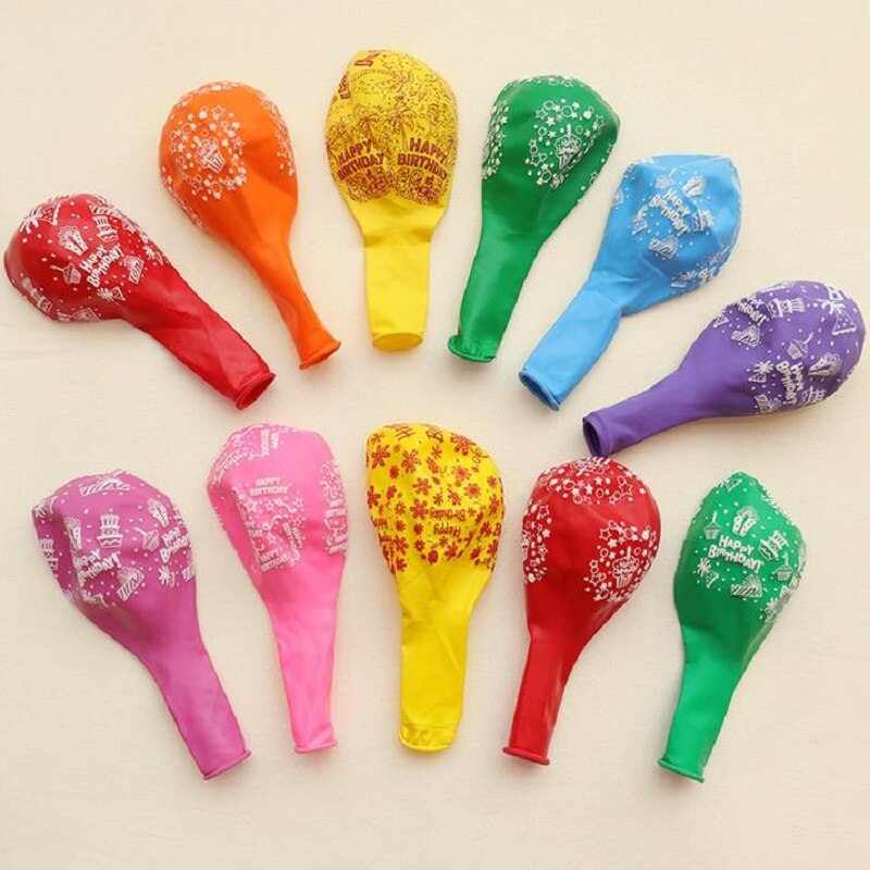 30 stks/partij Gelukkige Verjaardag Partij Decoratie Opblaasbare Air Ballons Ballen voor Kinderen Grote Latex Romantische Ronde Ballonnen Halloween