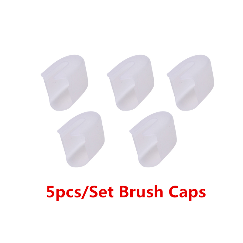 Pinceaux de mélange en éponge lisse avec bouchons, Kit plat pour dessin, peinture, cartes de Scrapbooking, outil de mélange d'encre, 5 pièces: Only Caps