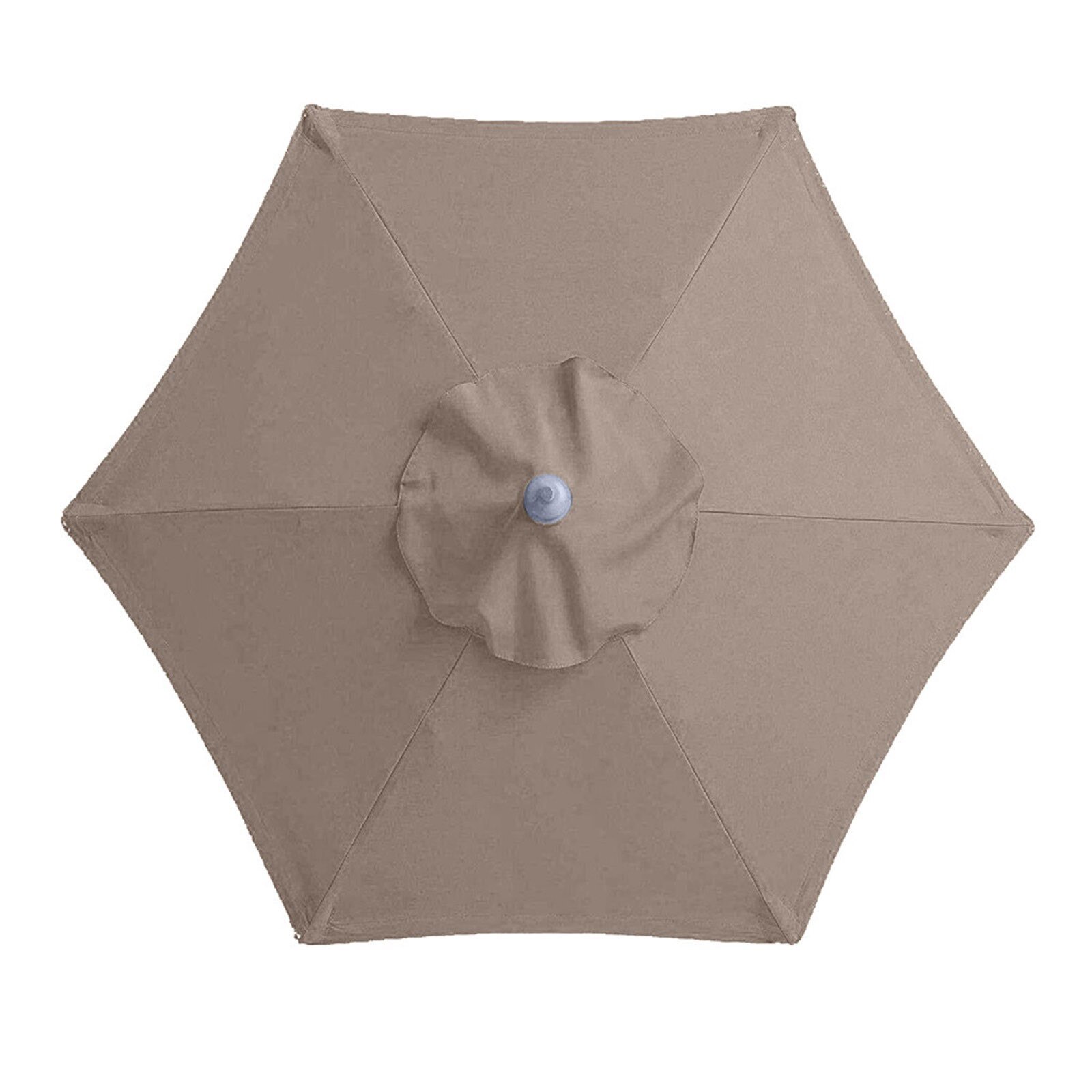 Outdoor Garden Big Umbrella Sunshade Outdoor Stall Beach Umbrella Sun Umbrella Replacement Cloth Подсвечники Для Свечей 40: Brown