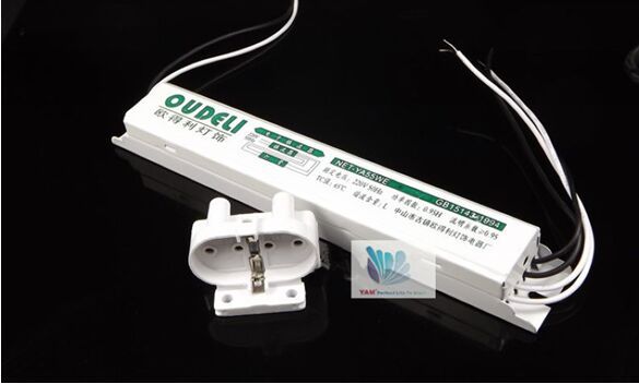 T8 AC220V 50/60HZ 24W Electronic ballast for Fluorescent Lamps H Tube Mirror Lamp with Lamp Socket