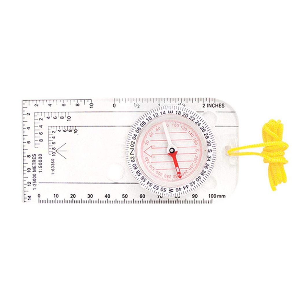 AOTU DC40-3A Portable ABS Compass Scale Ruler Outd... – Vicedeal