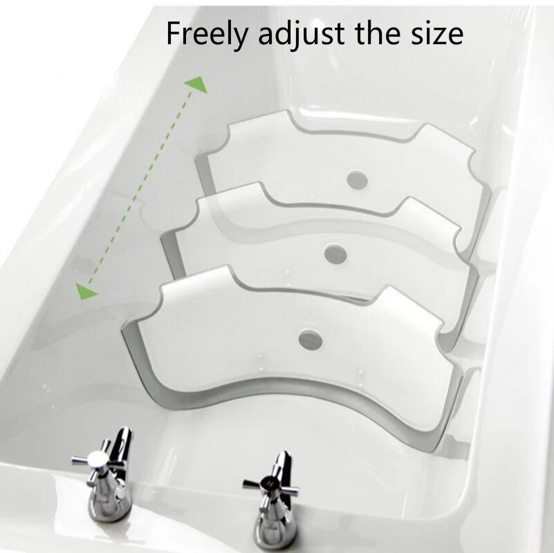 Déflecteur de baignoire en PP Portable, accessoires de bain ajustables pour bébé, déflecteur d&#39;eau, ventouse en Silicone, séparateur de baignoire