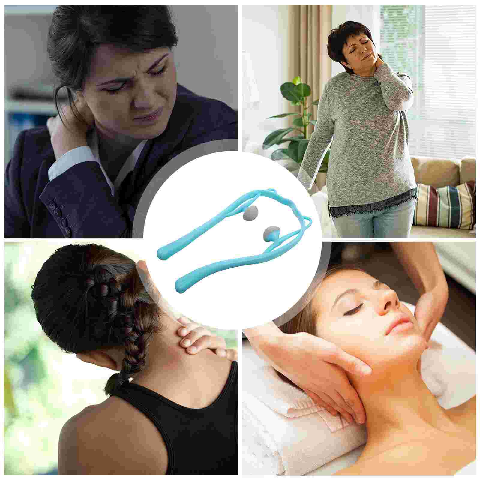 1Pc Hand-held Roller Manual Neck Massager Health Care Massager