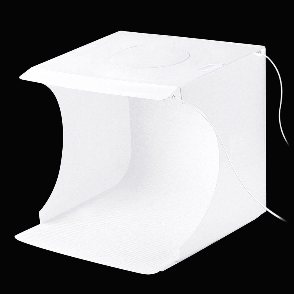 PULUZ Mini Light Box with Shadowless Bottom Lights Photography Lamp Photo Box Luces 20x20CM Lightbox Studio Shooting Tent Box