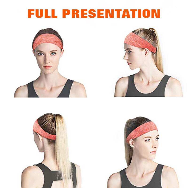 2 Pcs Nuovo Sport a Livello Della Fascia di Stirata di Yoga Elastico Corsa E Jogging Headwrap Della Fascia Dei Capelli Accessori