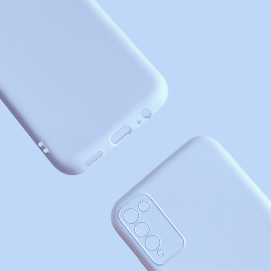 Dla Huawei Honor 10X Lite Obudowa silikonowy miękki jednolity kolor telefon pokrywa dla honoru 10X Lite zderzak na Honor10X lite 10 X Lite Fundas