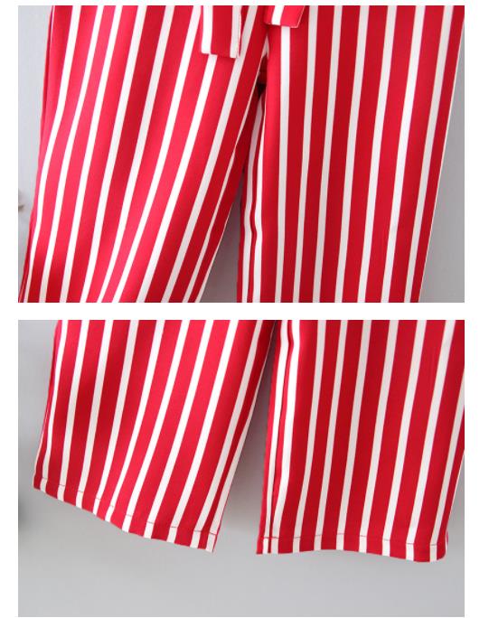 Kinderen Meisjes Mode Mouwloze Gestreepte Jumpsuit Zomer Stijlvolle Jumpsuit Voor Kinderen Meisjes