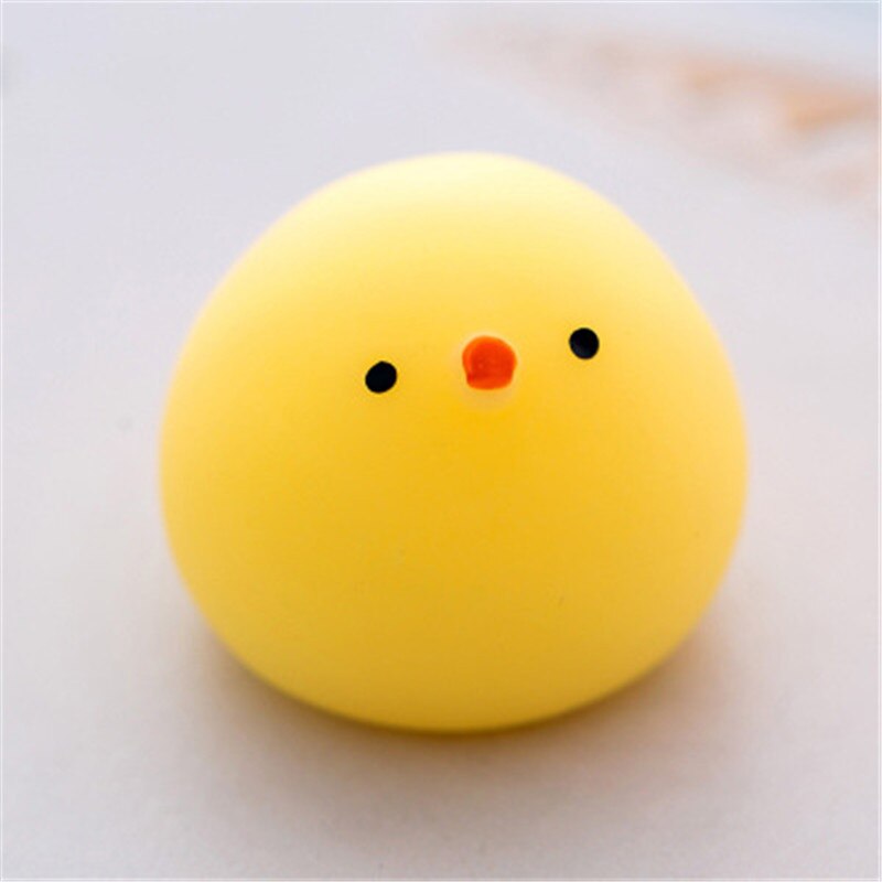 Mini Squishy Giocattolo Animale Sveglio Antistress Palla Spremere Mochi In Aumento Giocattoli Abreagire Morbido Appiccicoso Squishi Lo Stress Relief Giocattoli Regalo Divertente: Fat chick