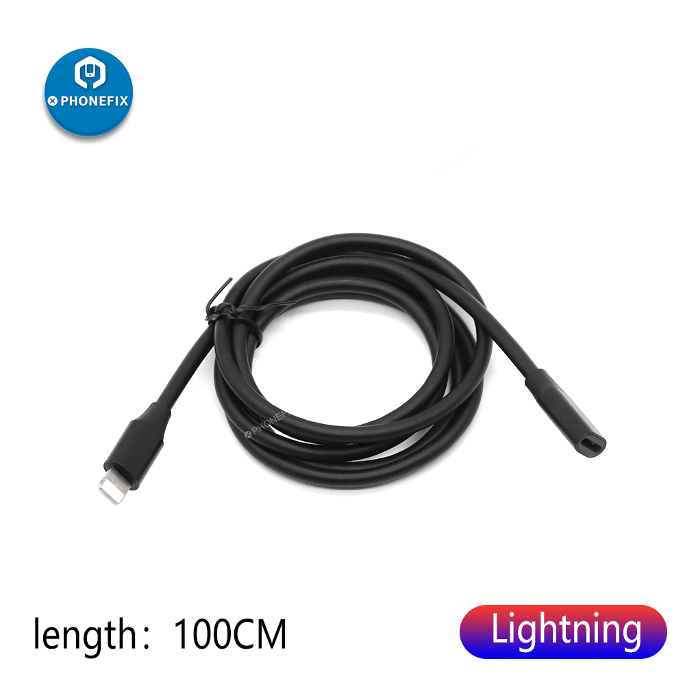 Rallonge Lightning 1M câble d'extension mâle à femelle pour appareil photo thermique Seek Compact PRO type-c/I.OS Android: YELLOW