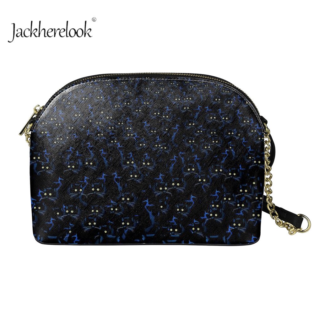 Jackherelook dames schattige dieren katten patroon buiten sling crossbody tas dames schoudertassen met haak: Hmfa 1404 d 49