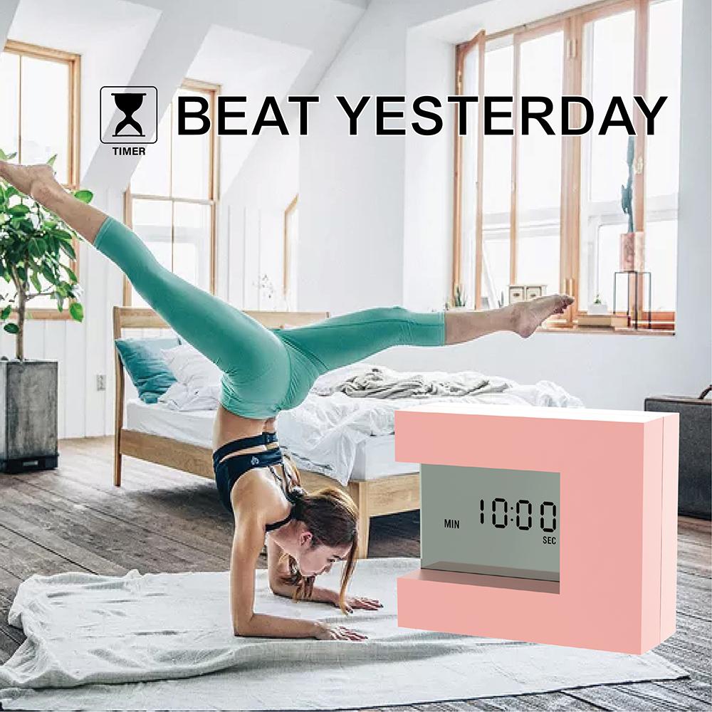 Electronic Desk Alarm clock Calendar with Count Down Timer and Thermometer for home office watch Battery Clock PLD