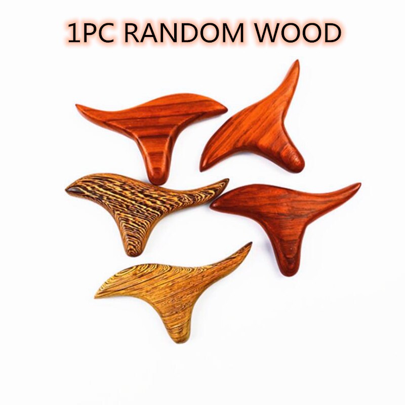 Masajeador trigonométrico para el cuerpo del pie, tabla triangular de madera para masaje, Shiatsu, tailandesa, para la circulación sanguínea