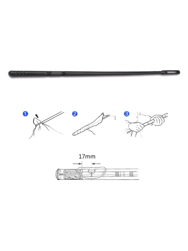 3 uds flauta palos de limpieza varilla palo conjunto limpio instrumentos de viento de madera