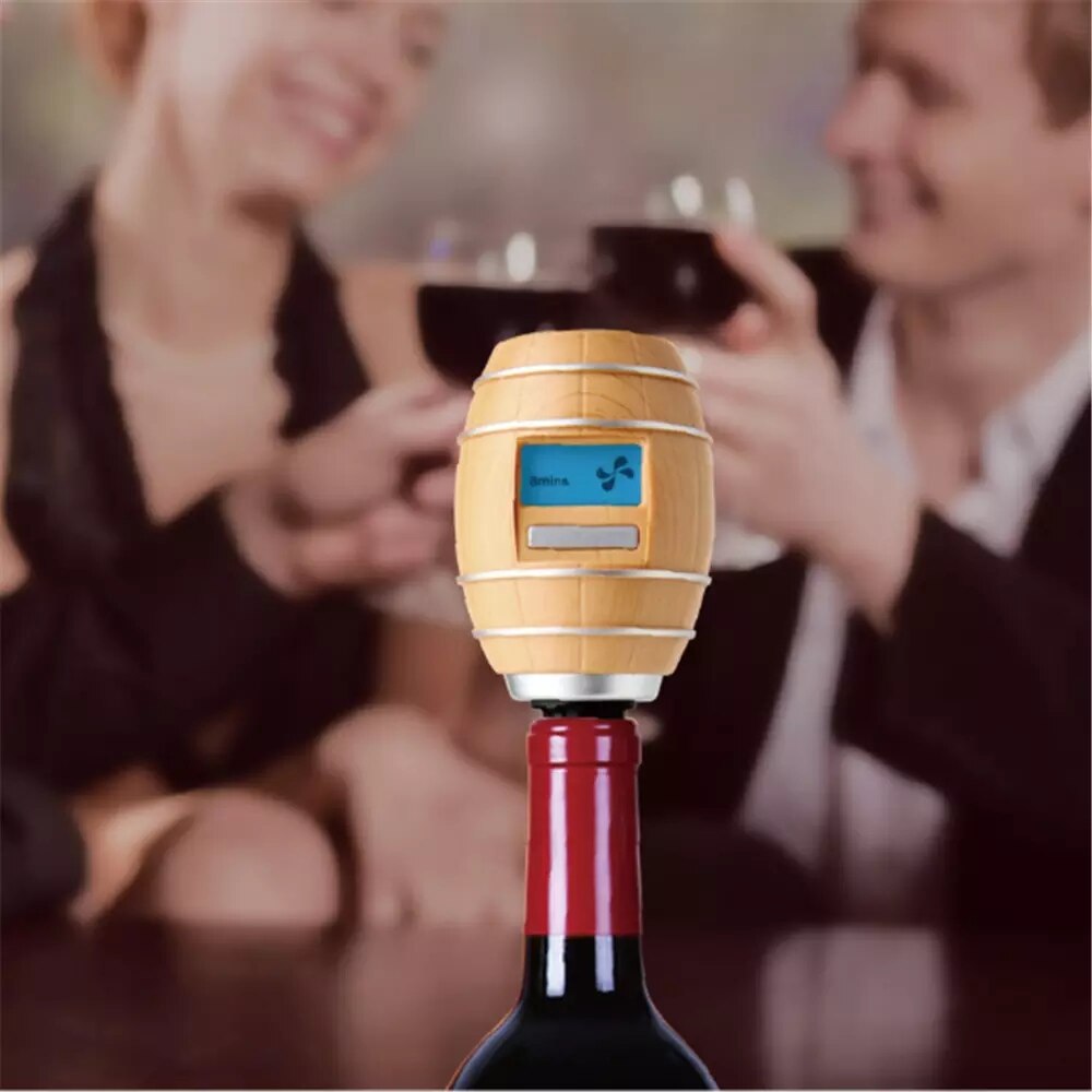 Smart Zuurstof Wijn Decanter Pomp Quick Wijn Beluchter Elektrische Wijn Decanter Met Lcd-scherm Wijn Pomp Kitchen Bar Gereedschap