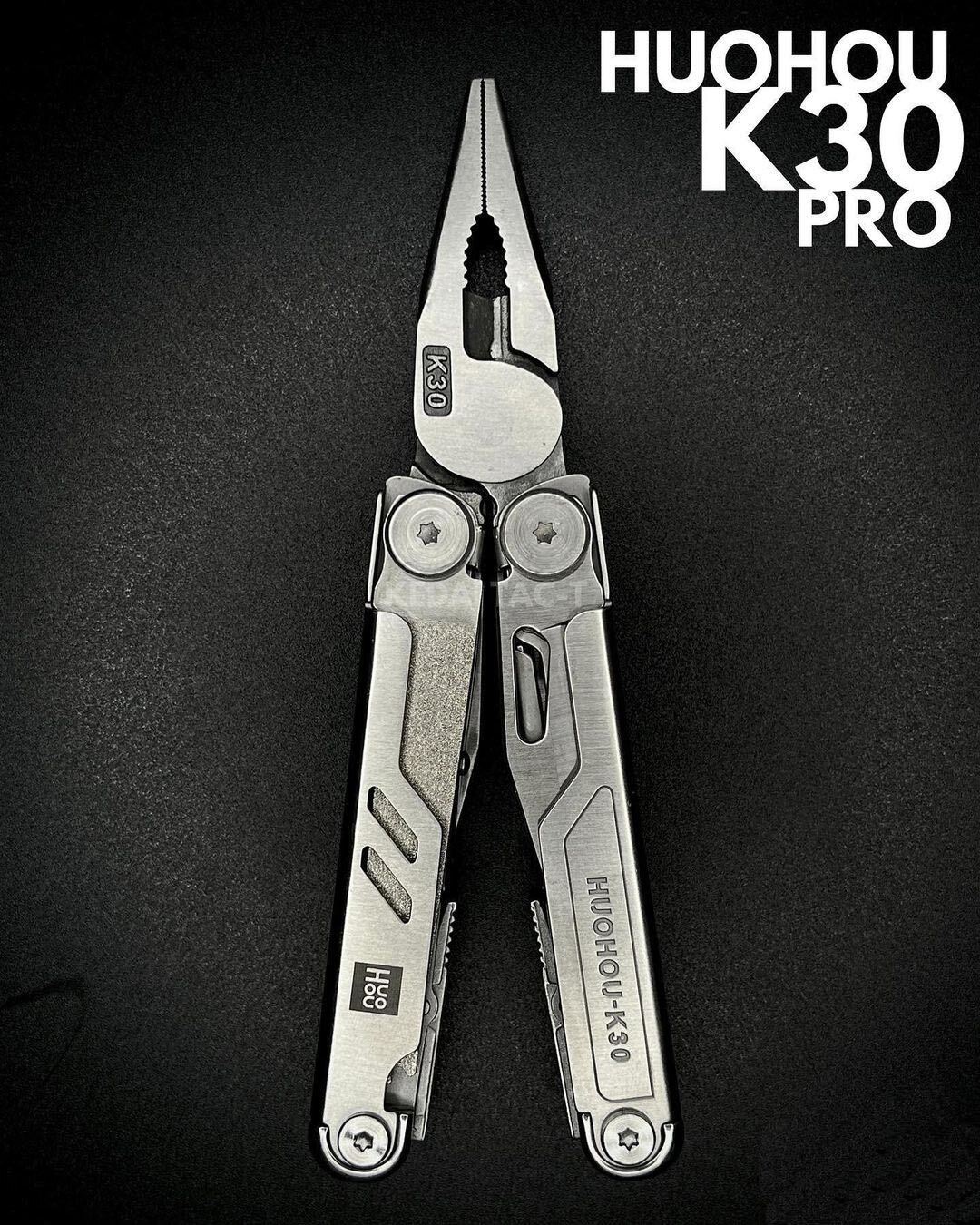 XIAOMI-cerradura de seguridad multifuncional HuoHou K30 Pro Knife18-in-1, destornillador Phillips/ranurado/gafas, acero inoxidable 7Cr17