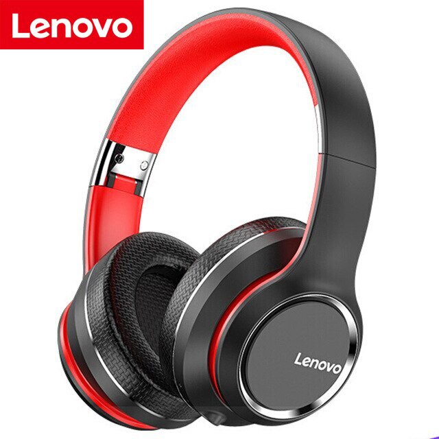 Lenovo HD800 Bluetooth Headset Draadloze Opvouwbare Computer Hoofdtelefoon Lange Standby Leven Met Noise Cancelling Gaming Headset: HD200 Black(500mAH)