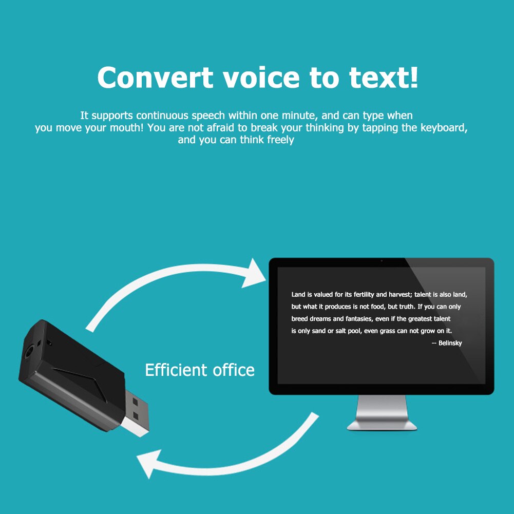 Traductor de voz inteligente por USB, 28 idiomas, reconocimiento de voz por inteligencia artificial en tiempo Real, compatible con voz continua en un minuto