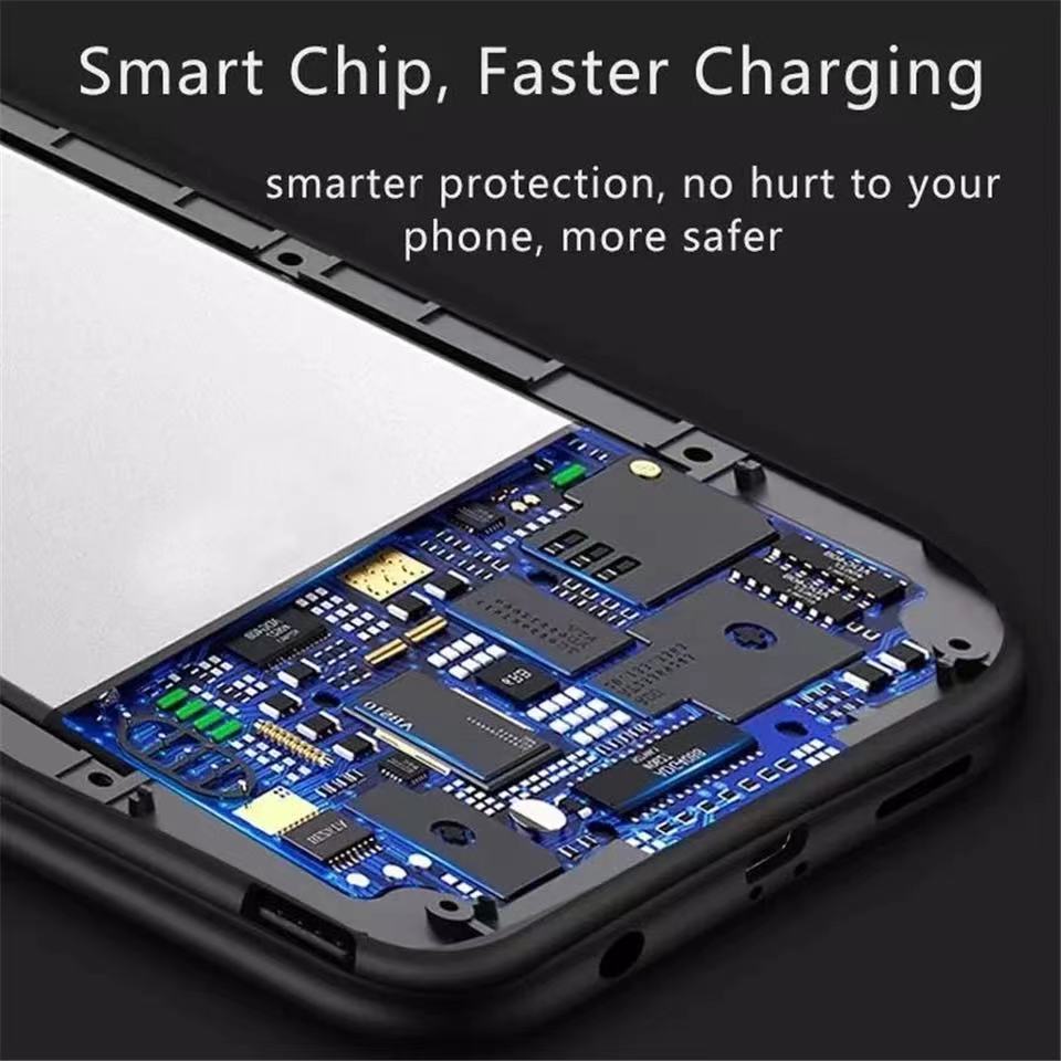 Acculader Gevallen Voor Xiaomi Poco X3 Nfc Power Bank Draagbare Silm Siliconen Shockproof Externe Batterij Opladen Cover