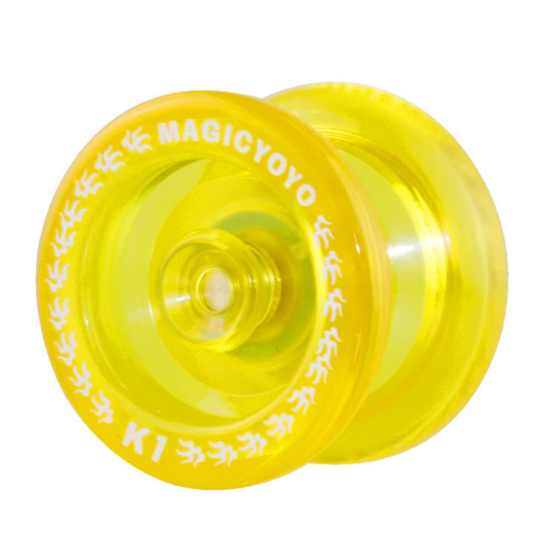 Yo-Yo magique en plastique pour enfant, véritable Yoyo K1 D1, jouets classiques pour novices, jeu spécial d'entrée de gamme: Black