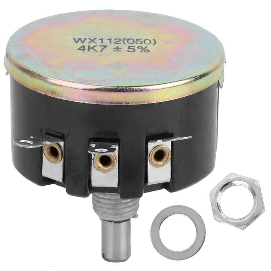 Einzel Kreis Drehen Draht Potentiometer Spirale Wx112(050) 4,7 k Energie 5w