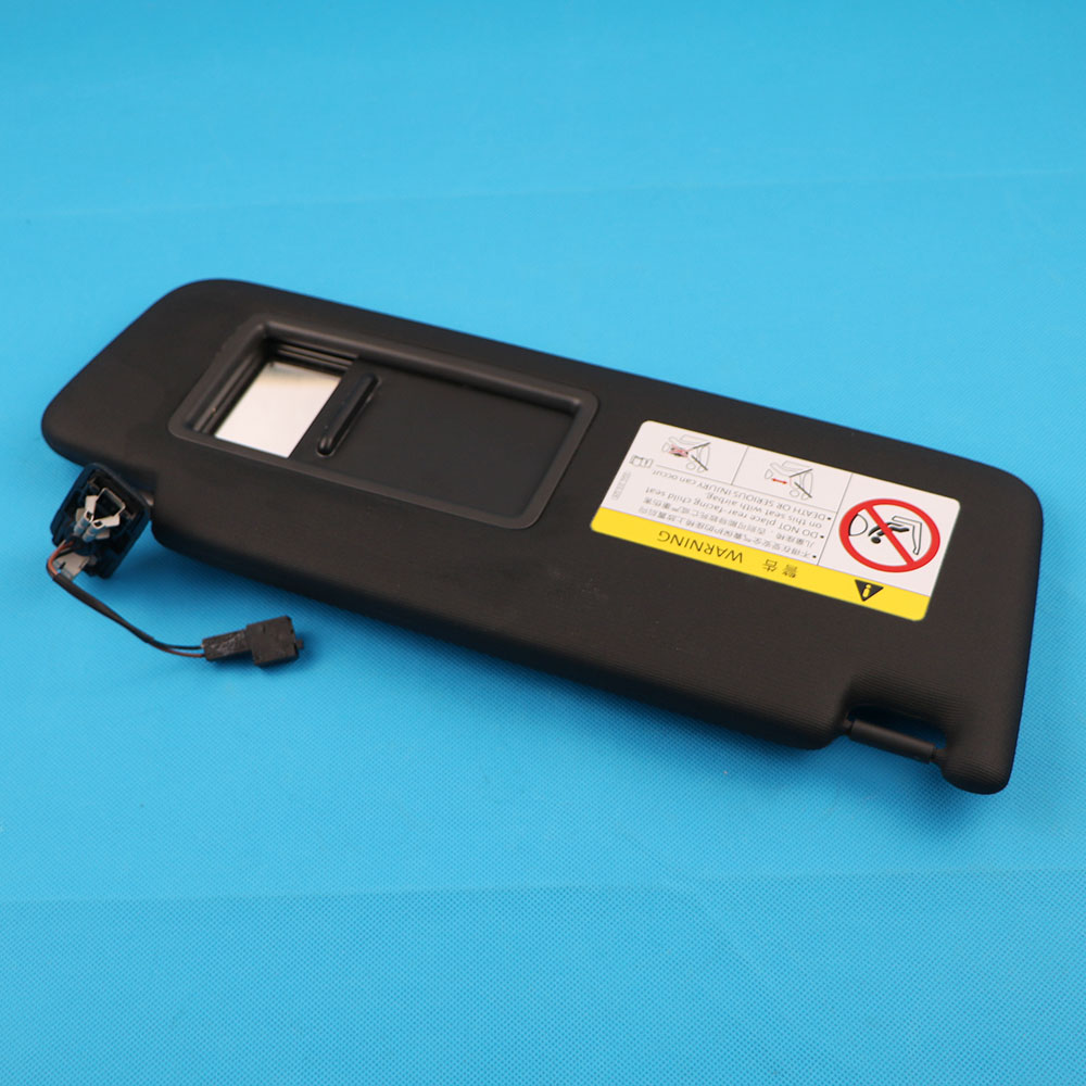 Panneau pare-soleil avant noir avec miroir de maquillage, pour VW Golf 7 SportsVan Jetta MK7 t-cross Passat B8 CC e-golf t-roc, 5GG857552