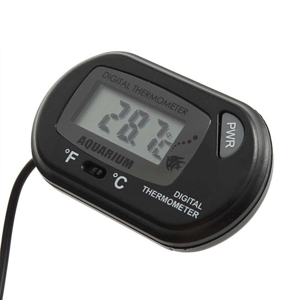 Aquarium Fish Tanks Thermometer Reptiles Lizard Turtle Thermometer with Suction Cup Digital Dual Scale Fish Tank Decoration