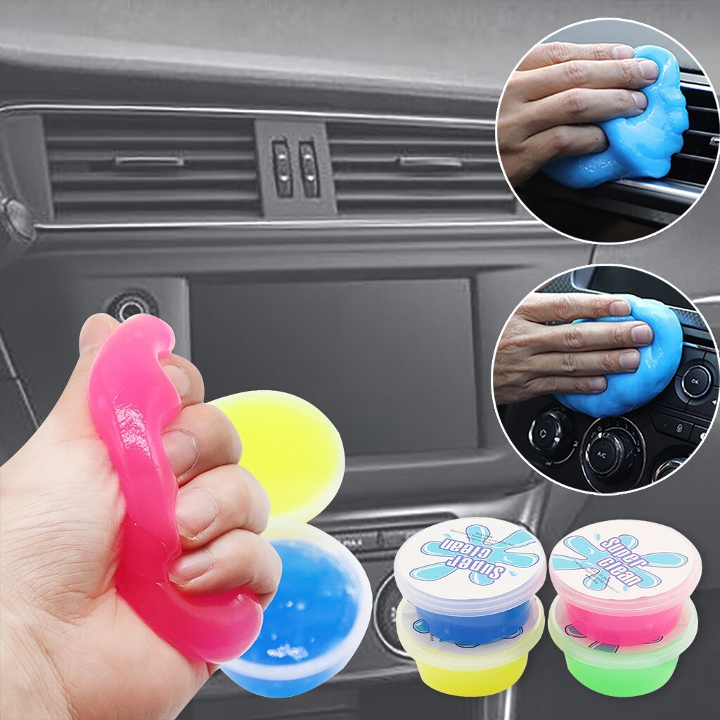 Nettoyant de saleté de poussière de Slime de colle propre collante molle magique pour des fournitures de nettoyage de voiture aucune odeur et sécurité irritantes