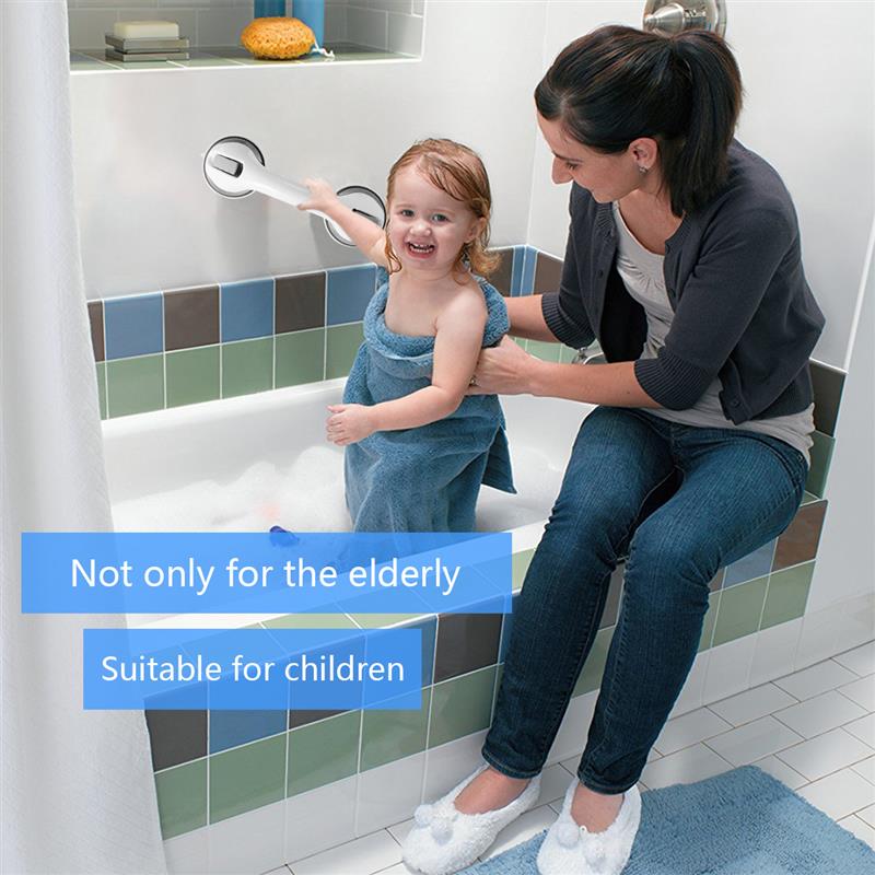 2pcs Suction Grab Bar Portable Shower Suction Handle for Bathroom Shower Bathtub